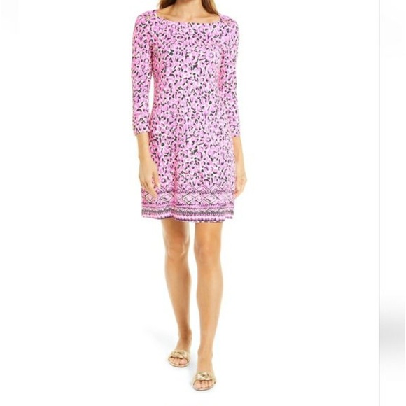 Lilly Pulitzer UPF 50+ Sophie Dress Pink My Favorite Spot XS Stretch Com… - Picture 2 of 15